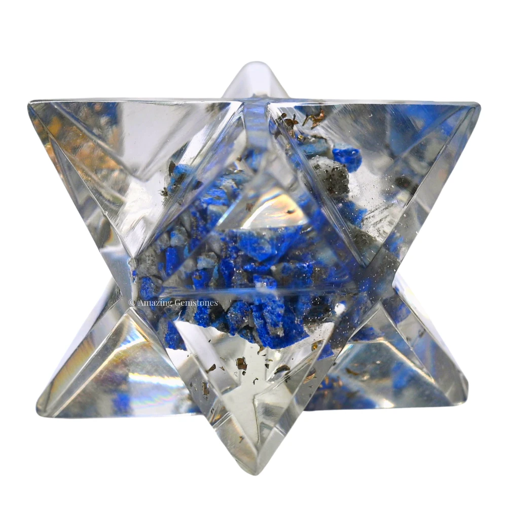 Lapis Lazuli Orgone Merkaba - 1 Inch
