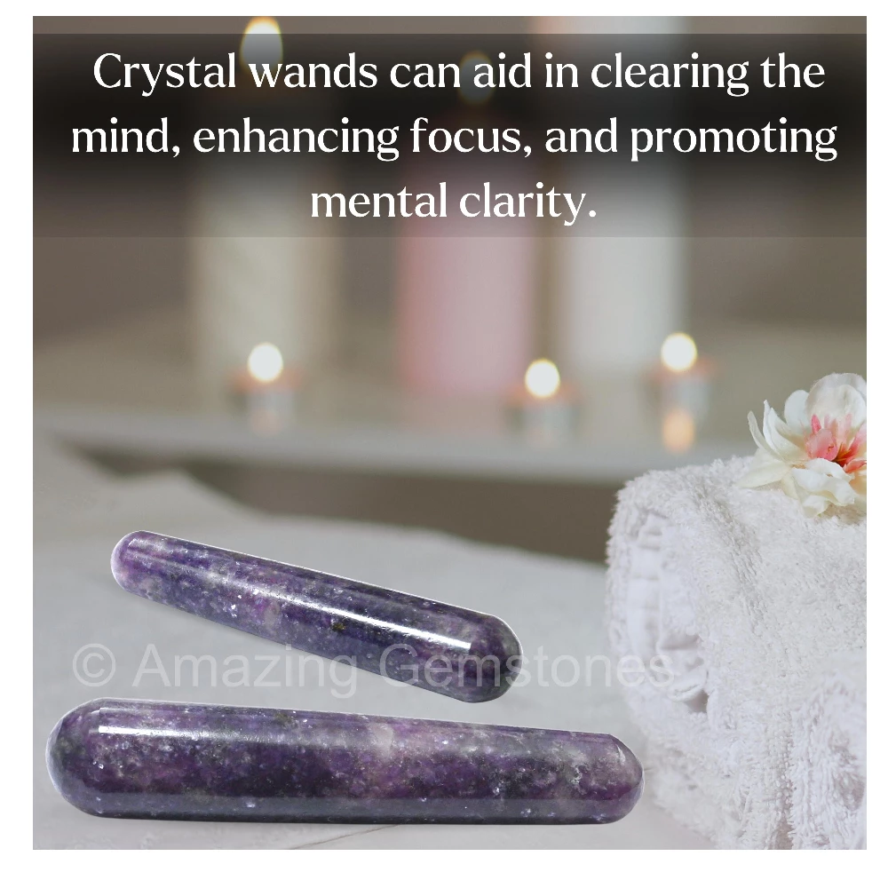 Lepidolite Wand (Smooth)