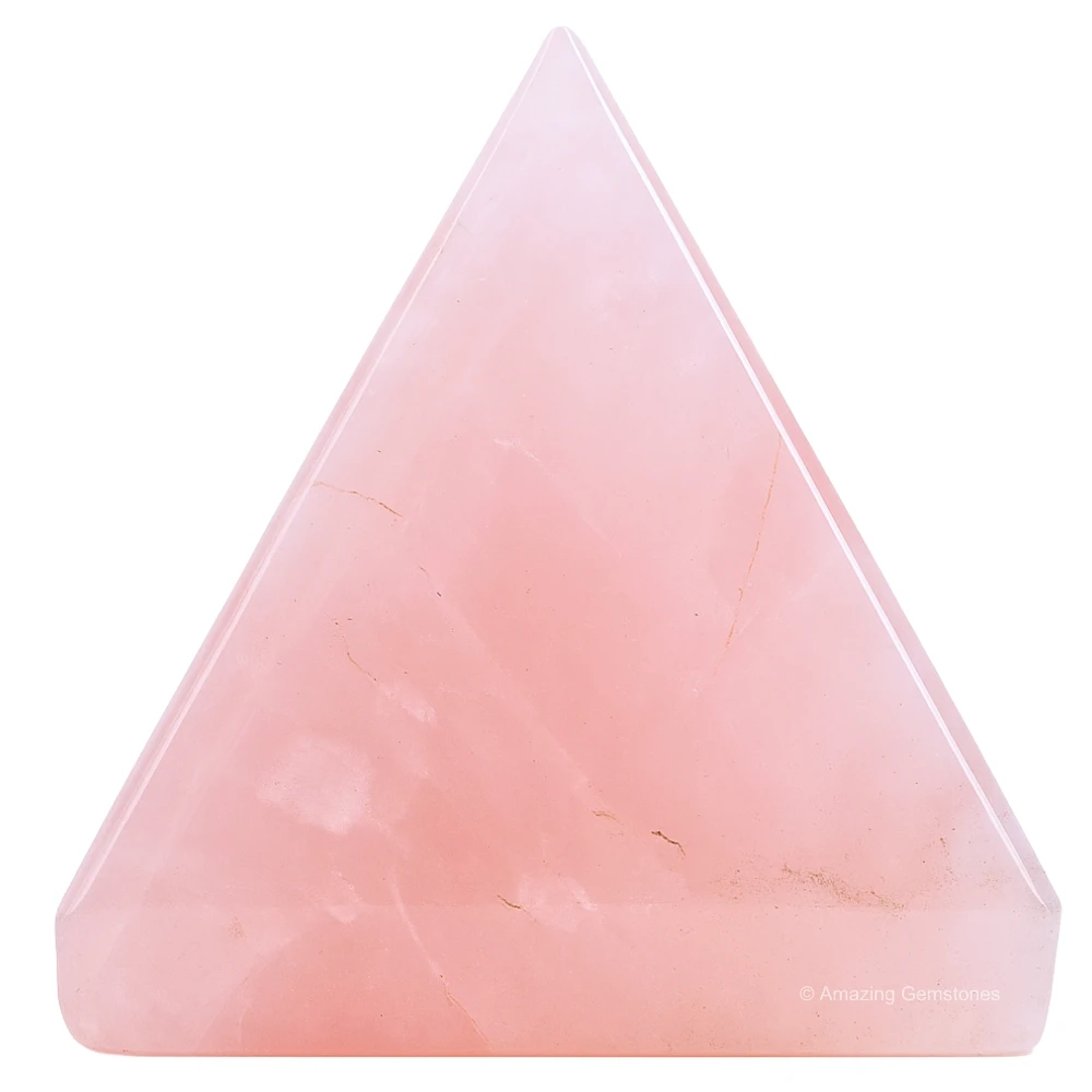 Rose Quartz Pyramid (1 Inch)