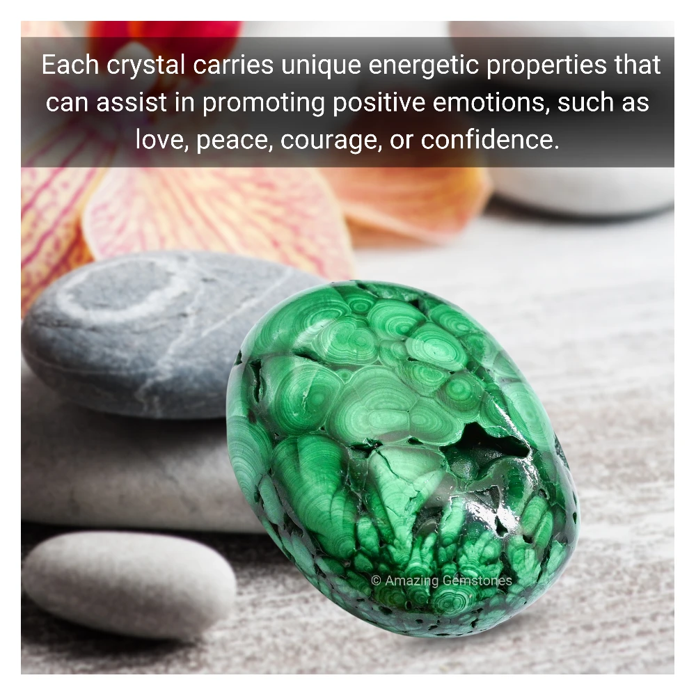 Malachite Palm Stone