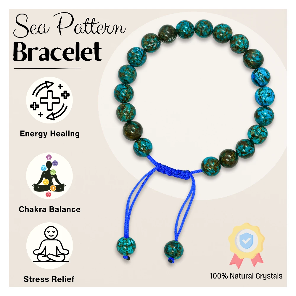 Sea Pattern Bracelet (Adjustable)