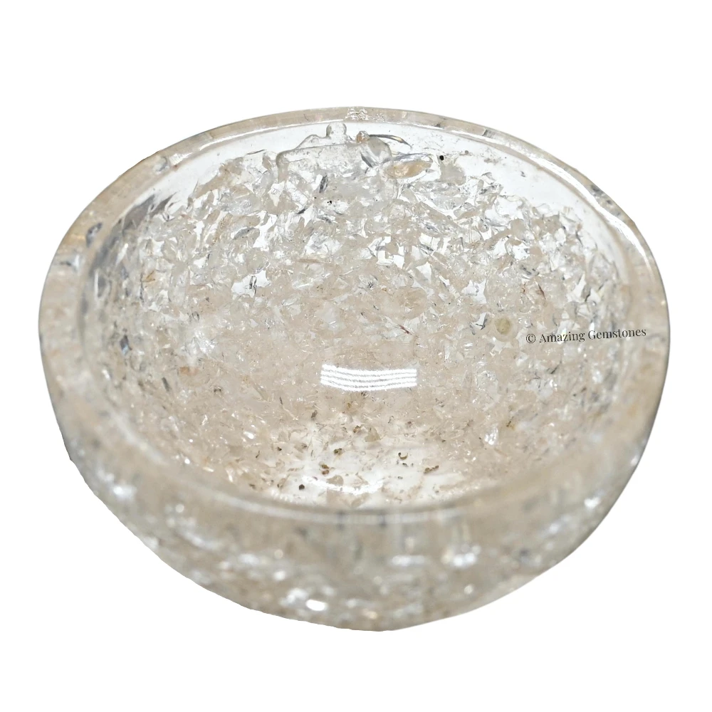 Clear Quartz Crystal Orgone Bowl (3 Inch)