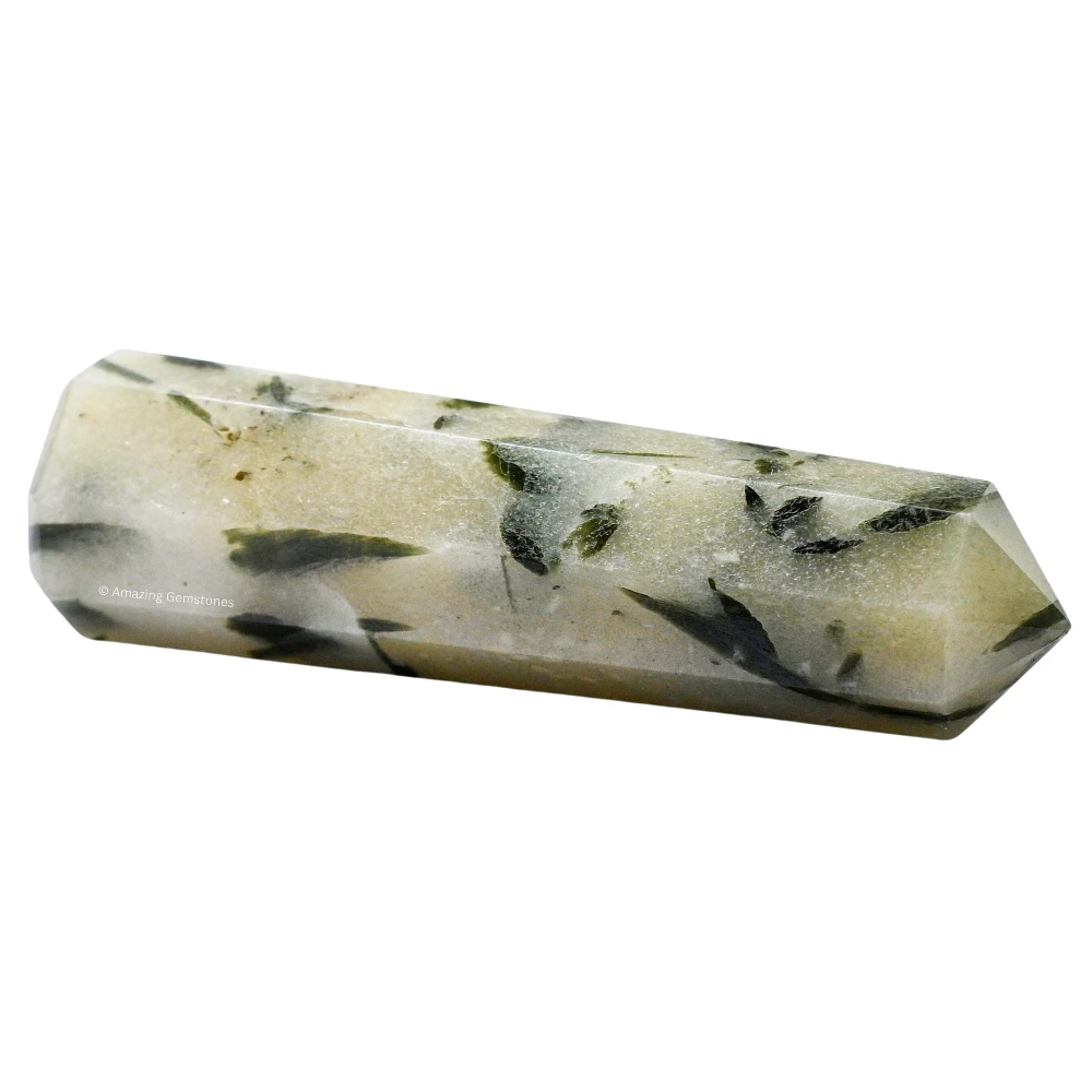 Green Tourmaline in Quartz Tower (2" to 3" inch)
