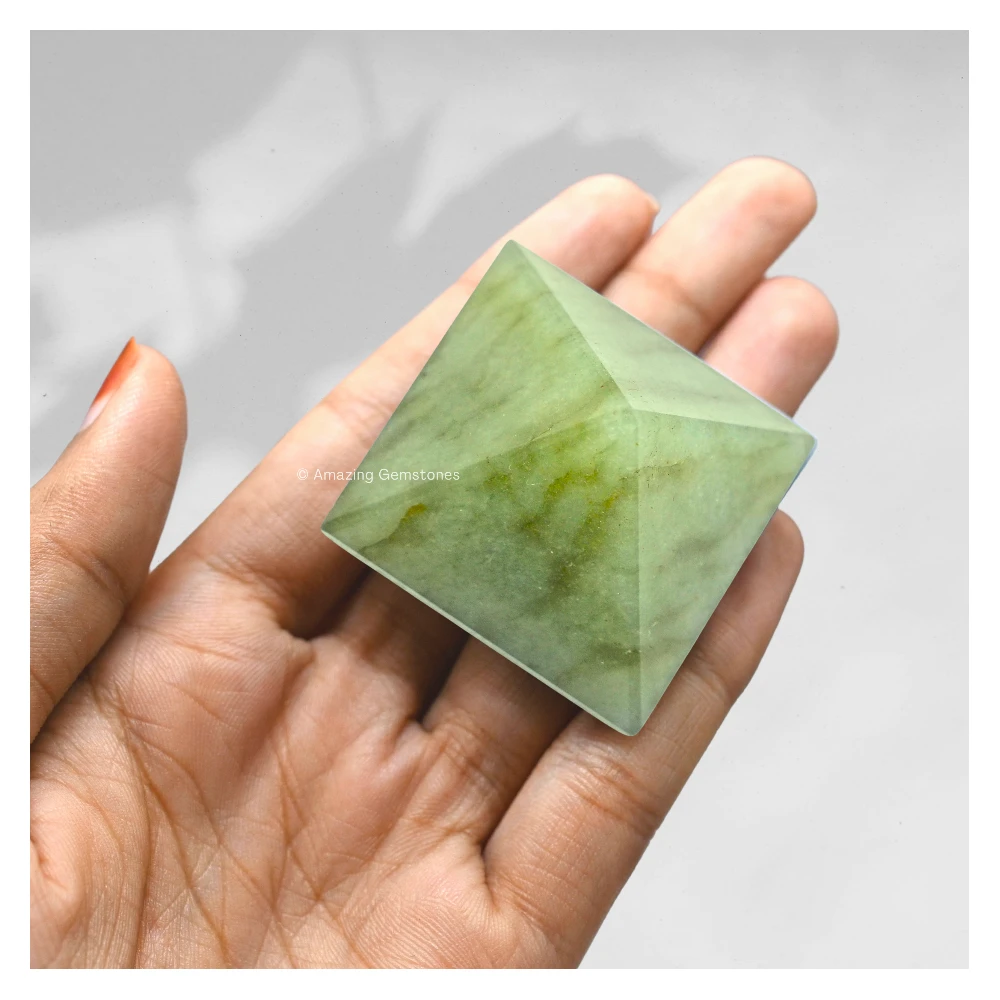 Green Aventurine Pyramid (1.5 Inch)
