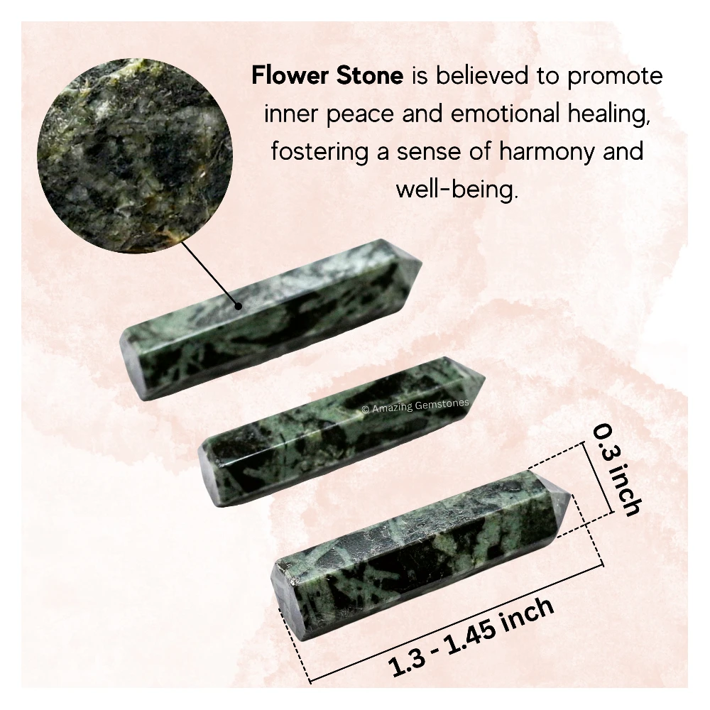 Flower Stone Pencil Points (Set of 50)