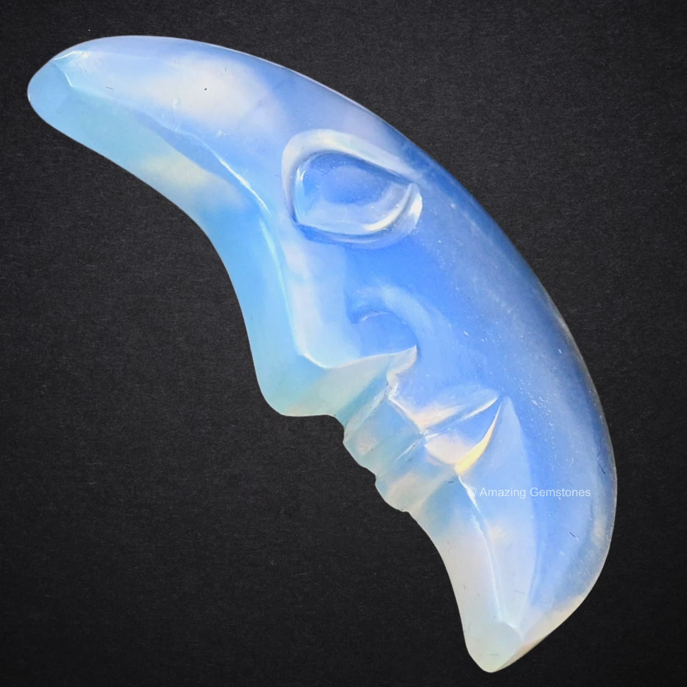 Opalite Crescent Moon