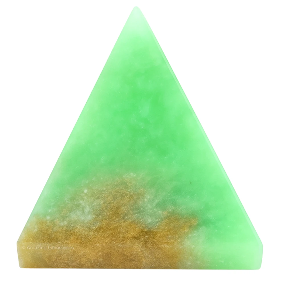 Chrysoprase Pyramid