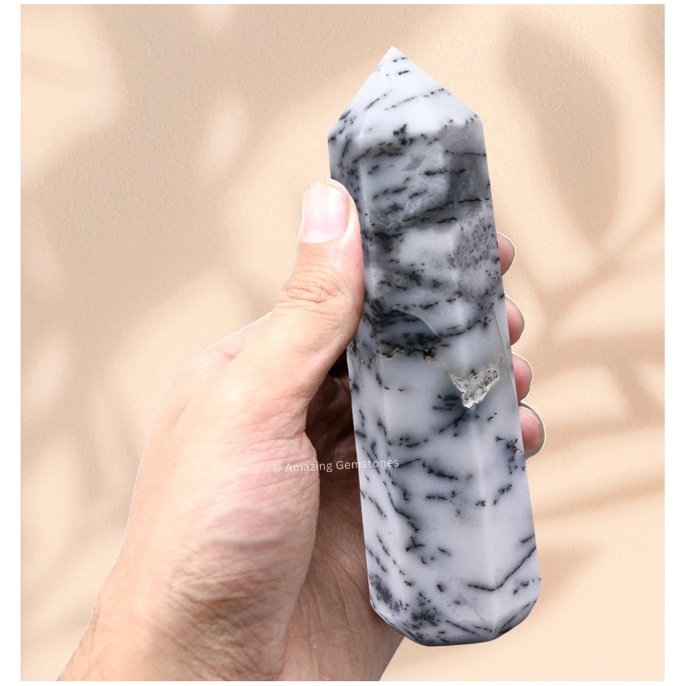 Dendrite Opal Tower (5.5" to 6" Inch)
