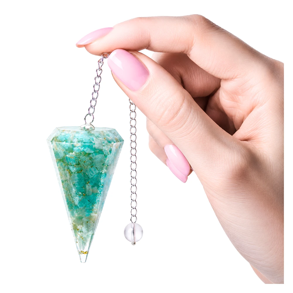 Amazonite Orgone Pendulum