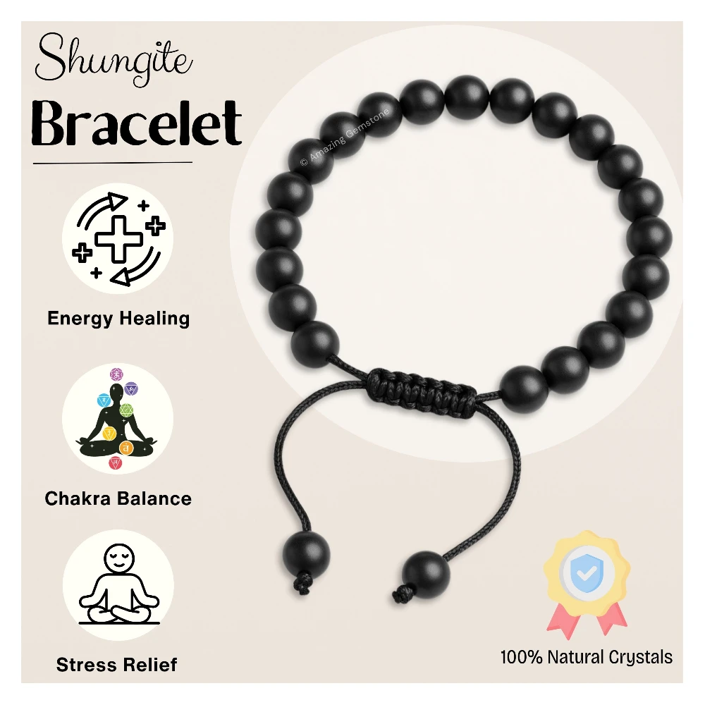 Shungite Bracelet (Adjustable)