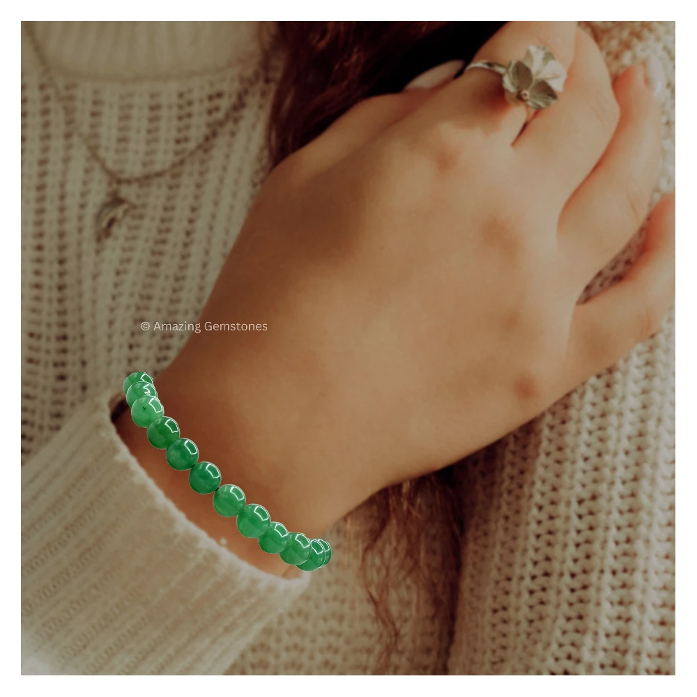 Green Aventurine Bracelet (Adjustable)