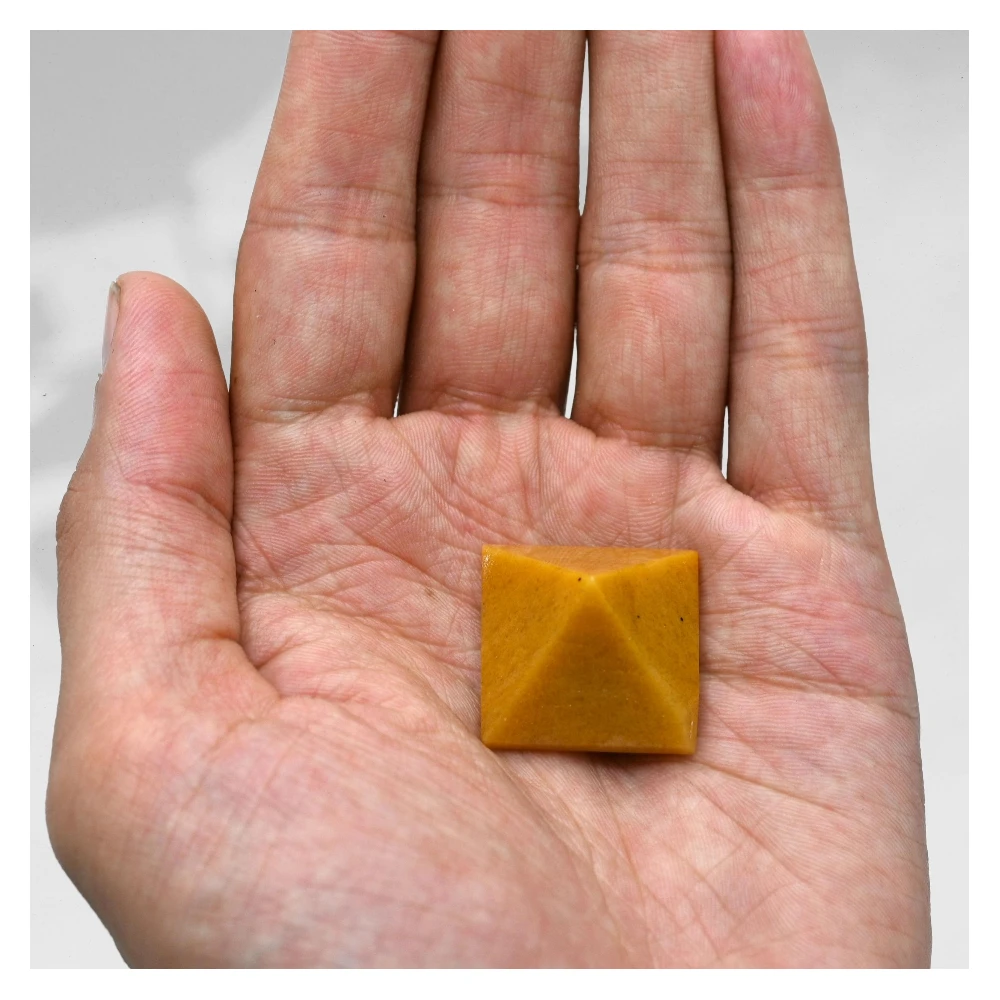Yellow Jasper Pyramid (1 Inch)