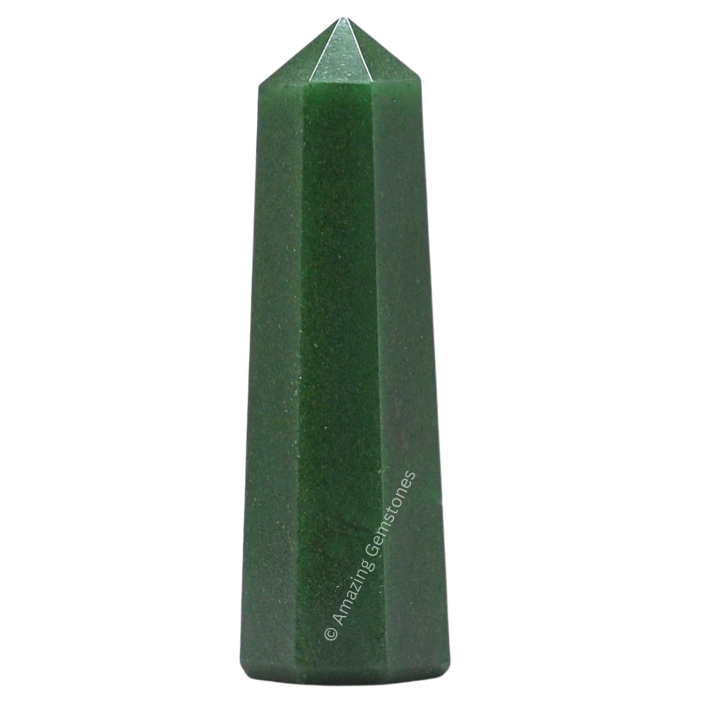 Dark Green Aventurine Tower