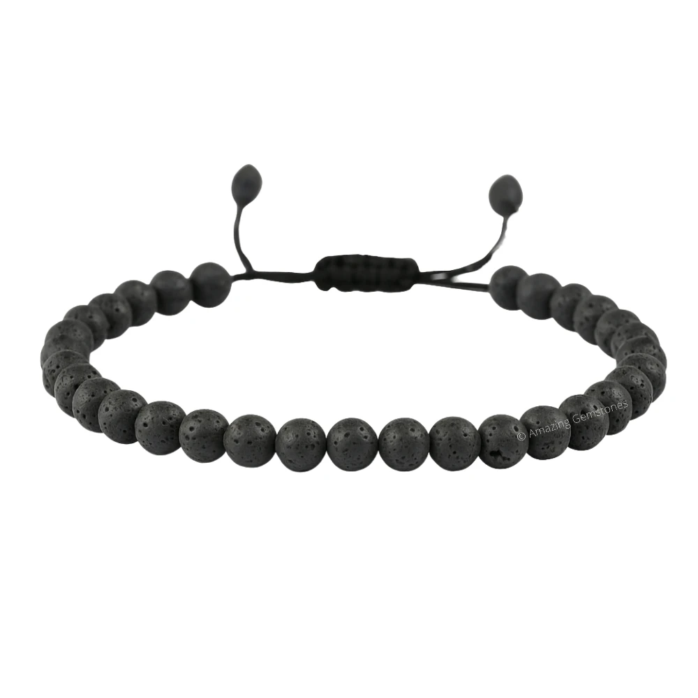 Lava Stone Anklet (Without Knot)