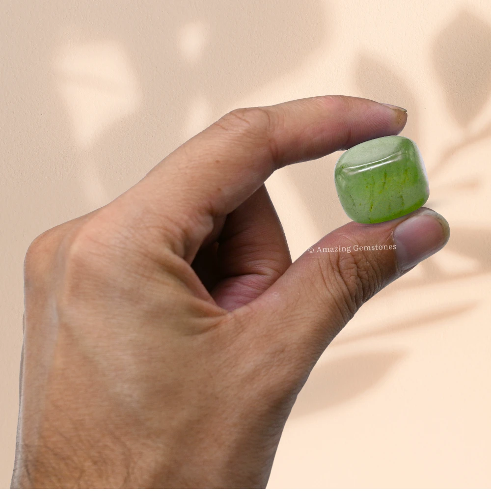 Tumbled Green Aventurine Crystals Stones (1 oz)