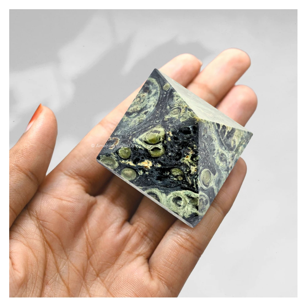 Kambaba Jasper Pyramid (1.5 Inch)