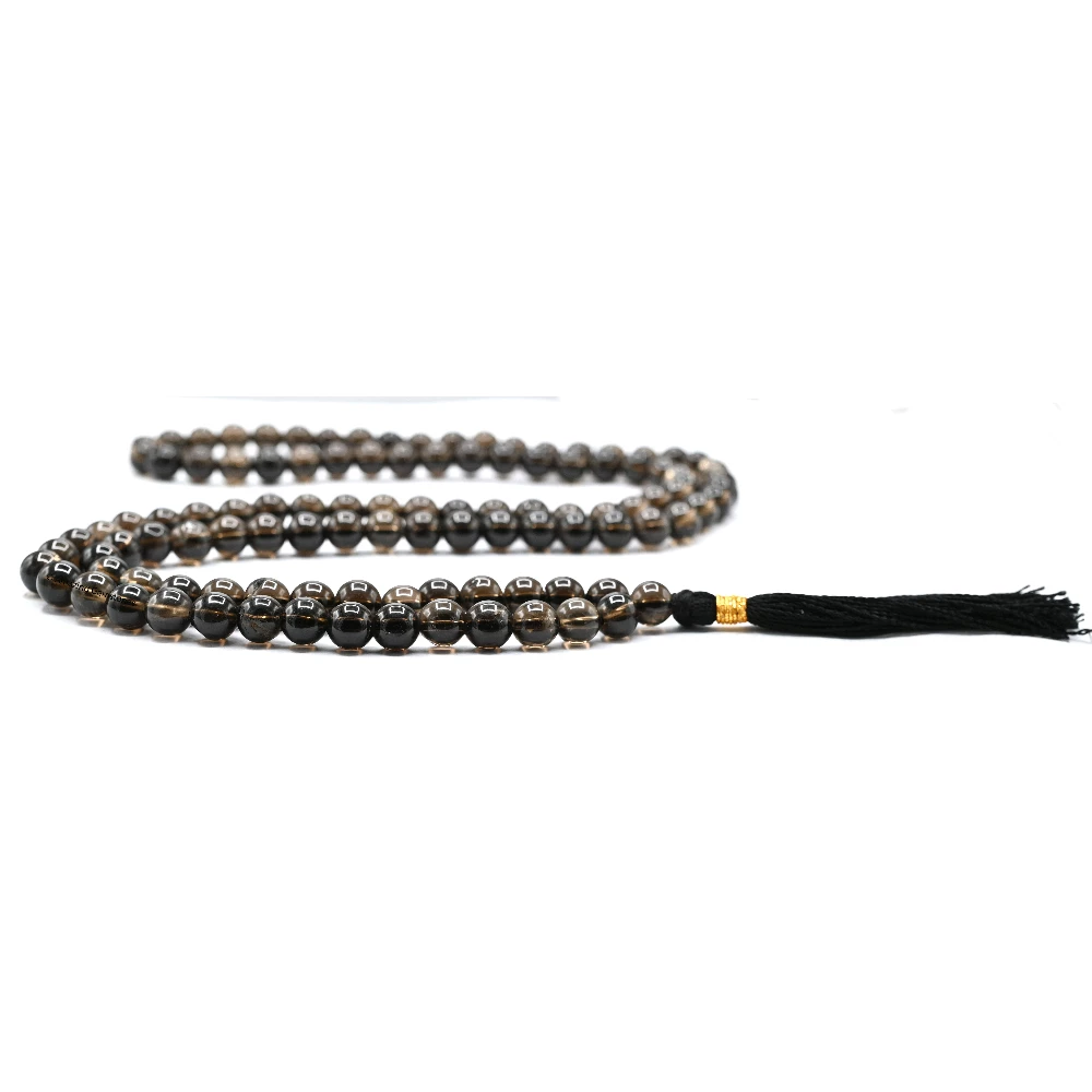 Smoky Quartz Mala (Without Knot)