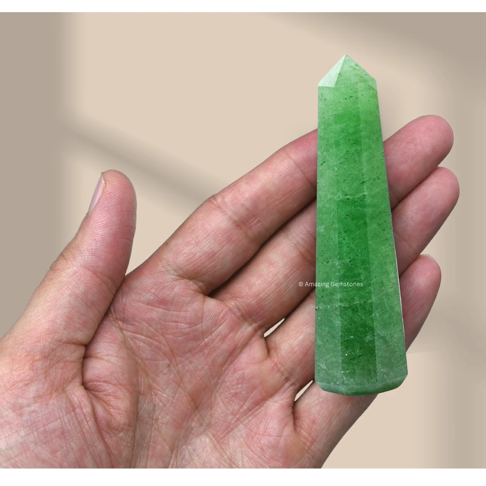 Green Strawberry Quartz Tower (3" to 4" inch)