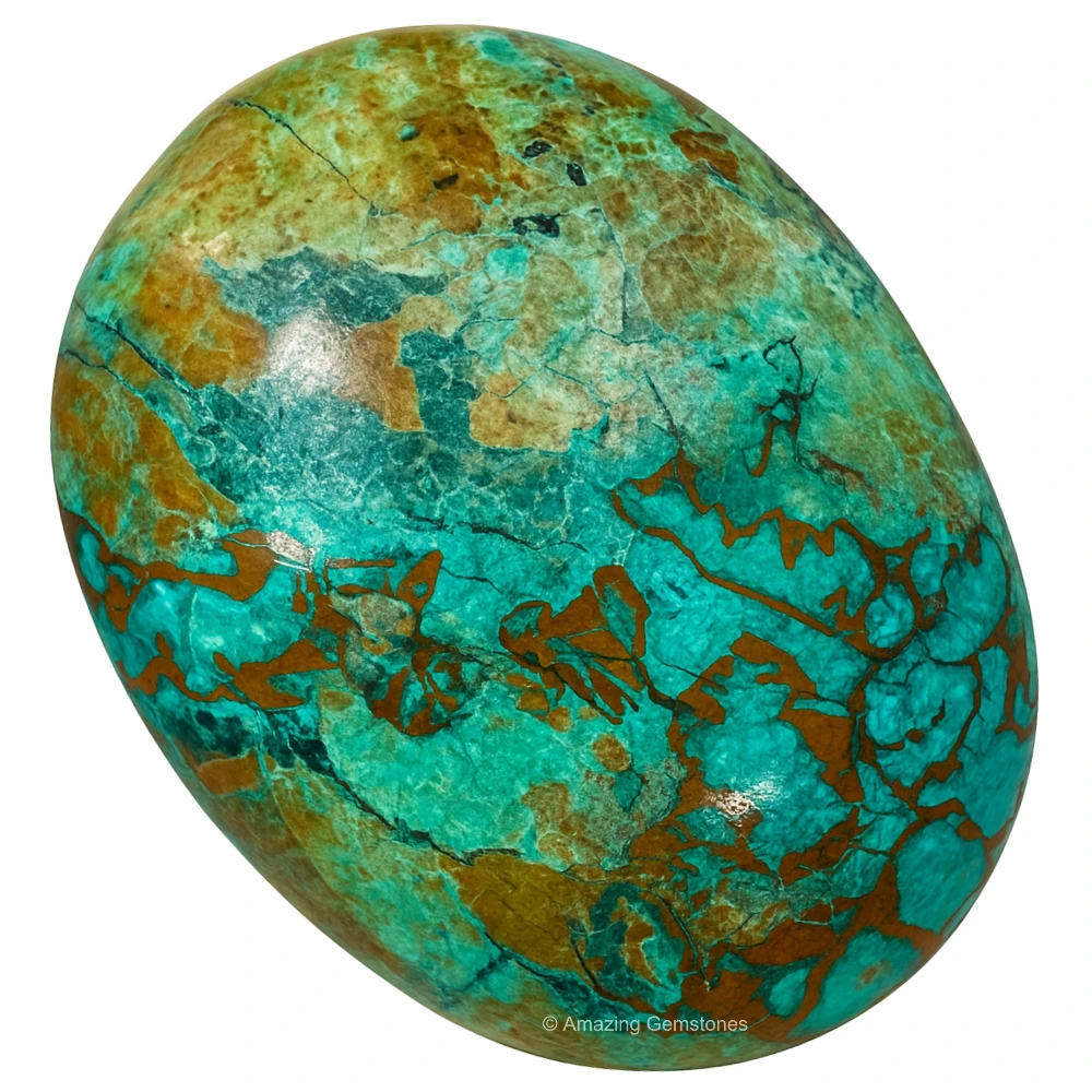 Chrysocolla Palm Stone