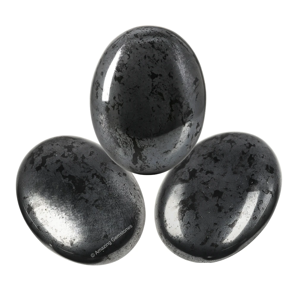 Hematite Palm Stone