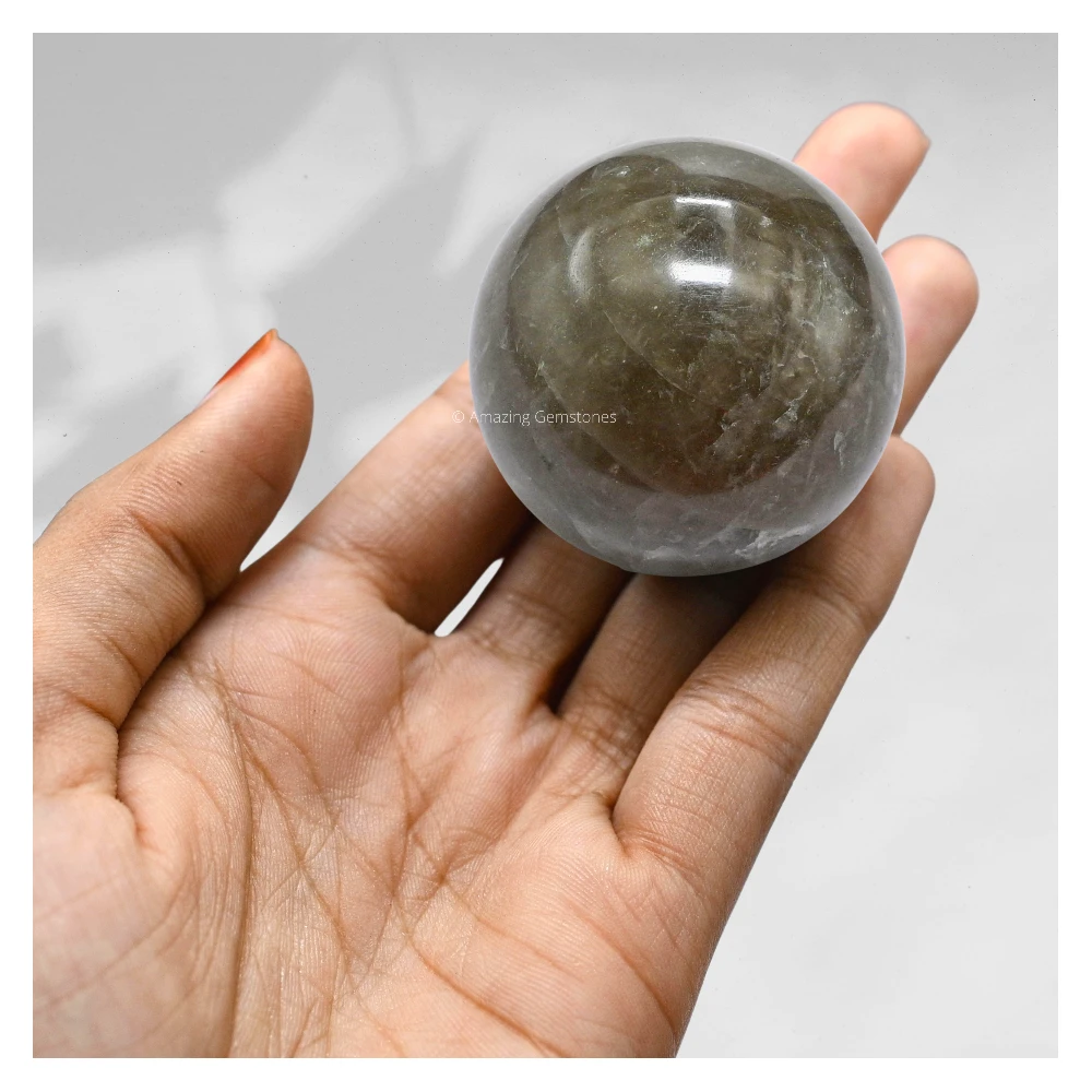 Smoky Quartz Sphere (1.5 Inch)