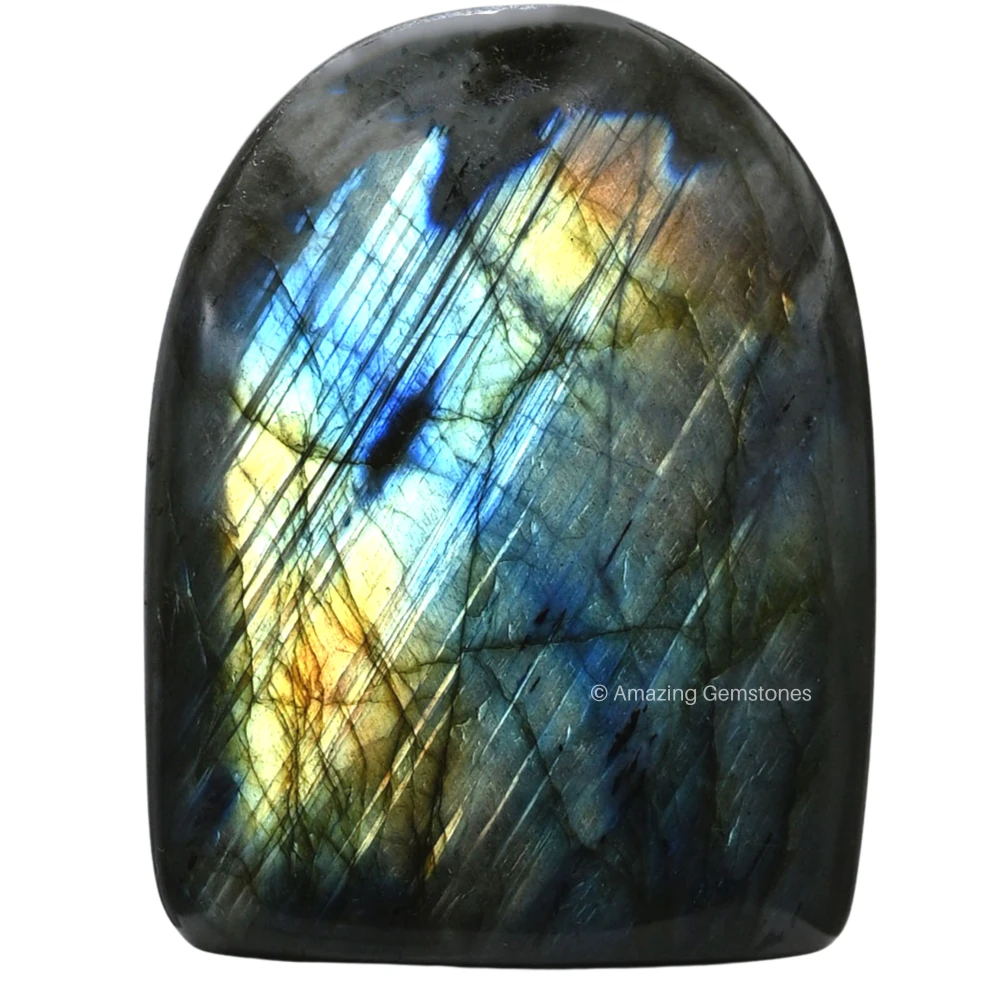 Labradorite Standing Palm Stone (Large)