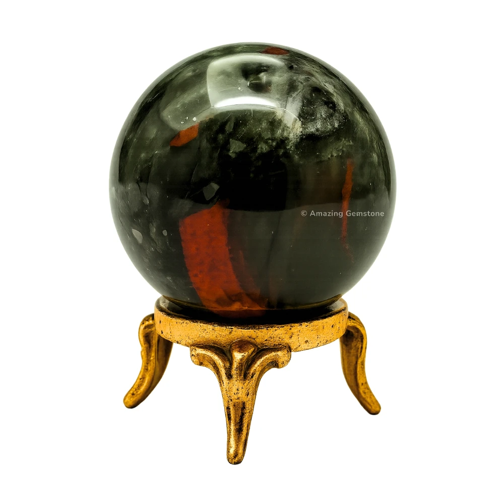 African Bloodstone Sphere (1.5 Inch)