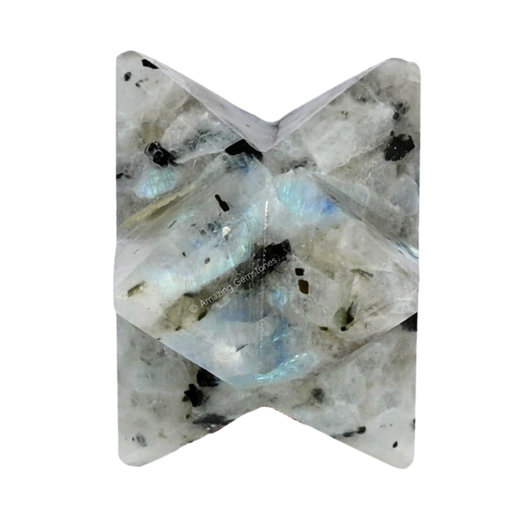 Rainbow Moonstone Merkaba (20-25 mm)