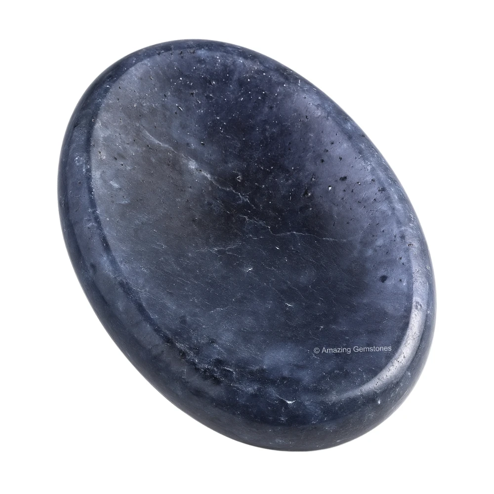 Iolite Worry Stone