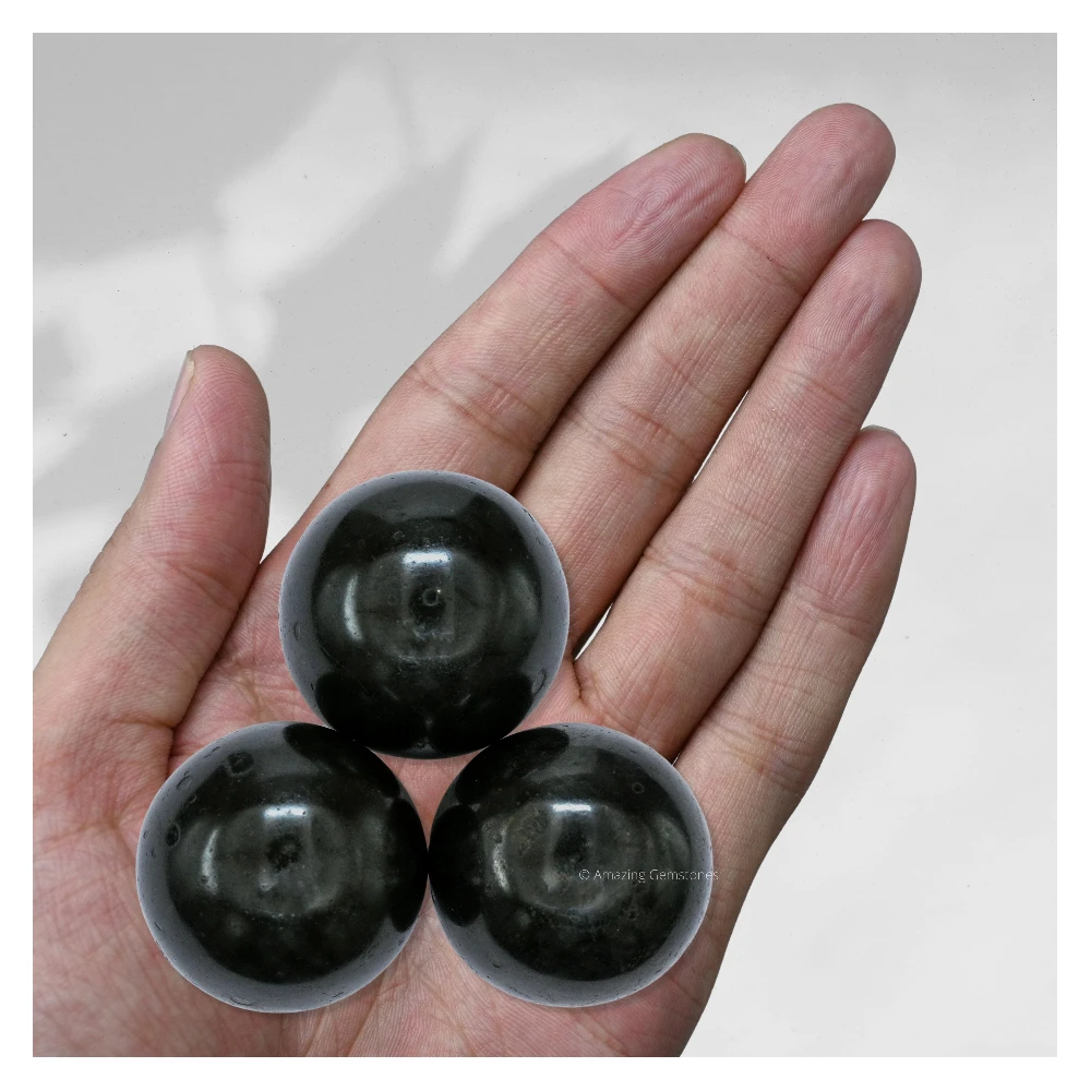 Black Tourmaline Sphere (1.5 inch)