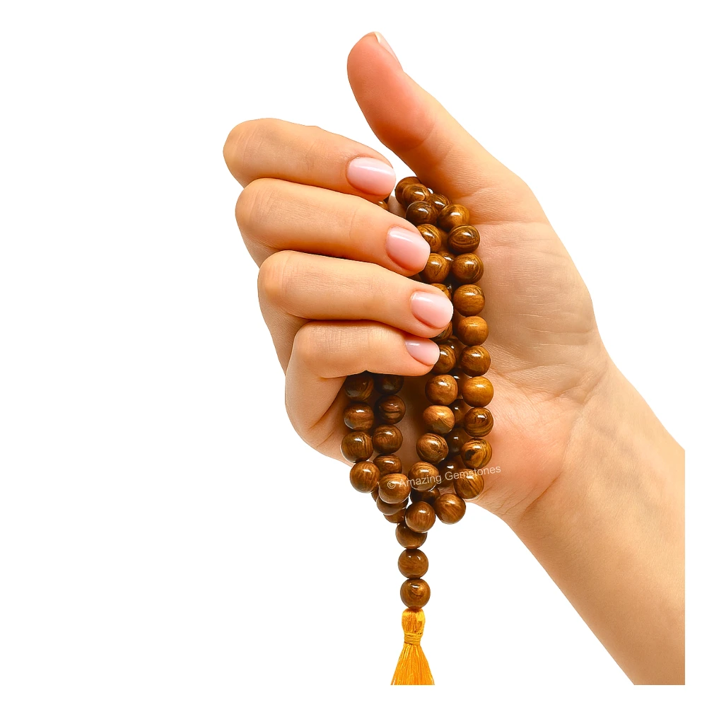 Mariyam Jasper Japa Mala (Without Knot)