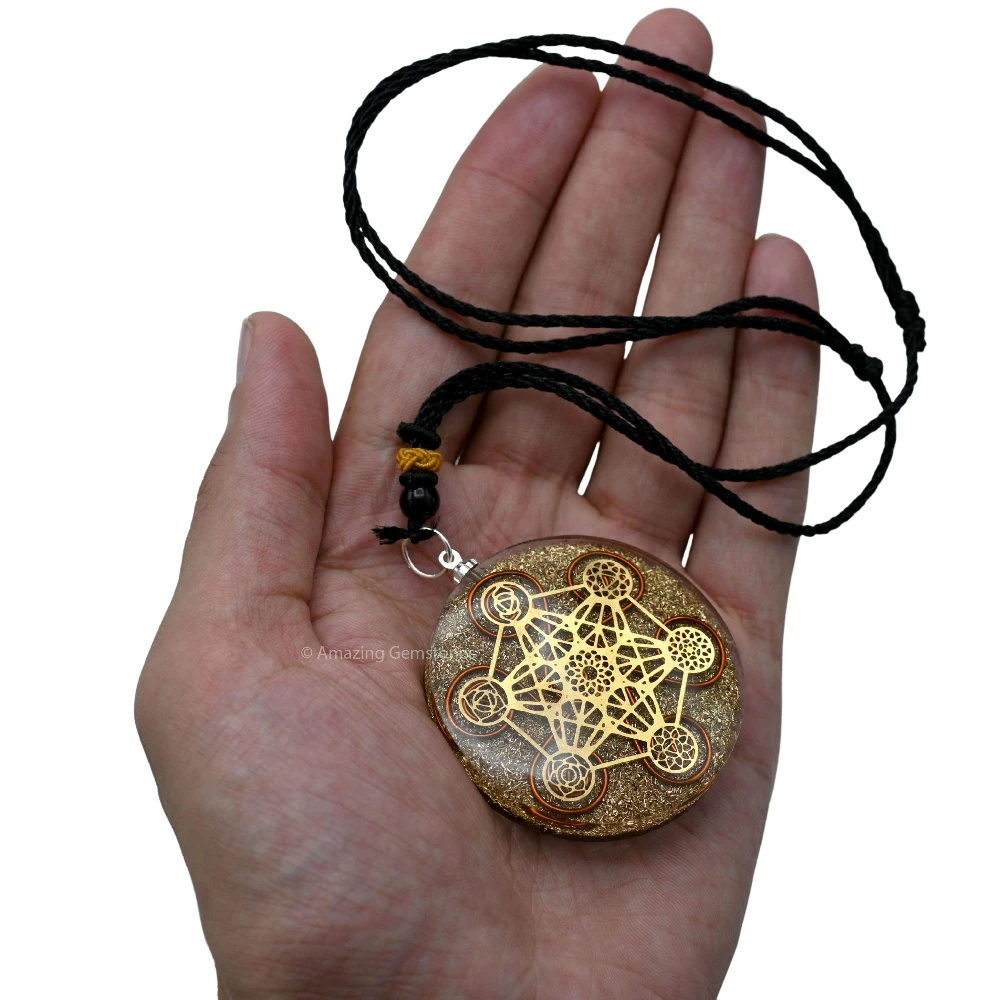 Copper Saving Orgone Necklace - Metatron Chakra