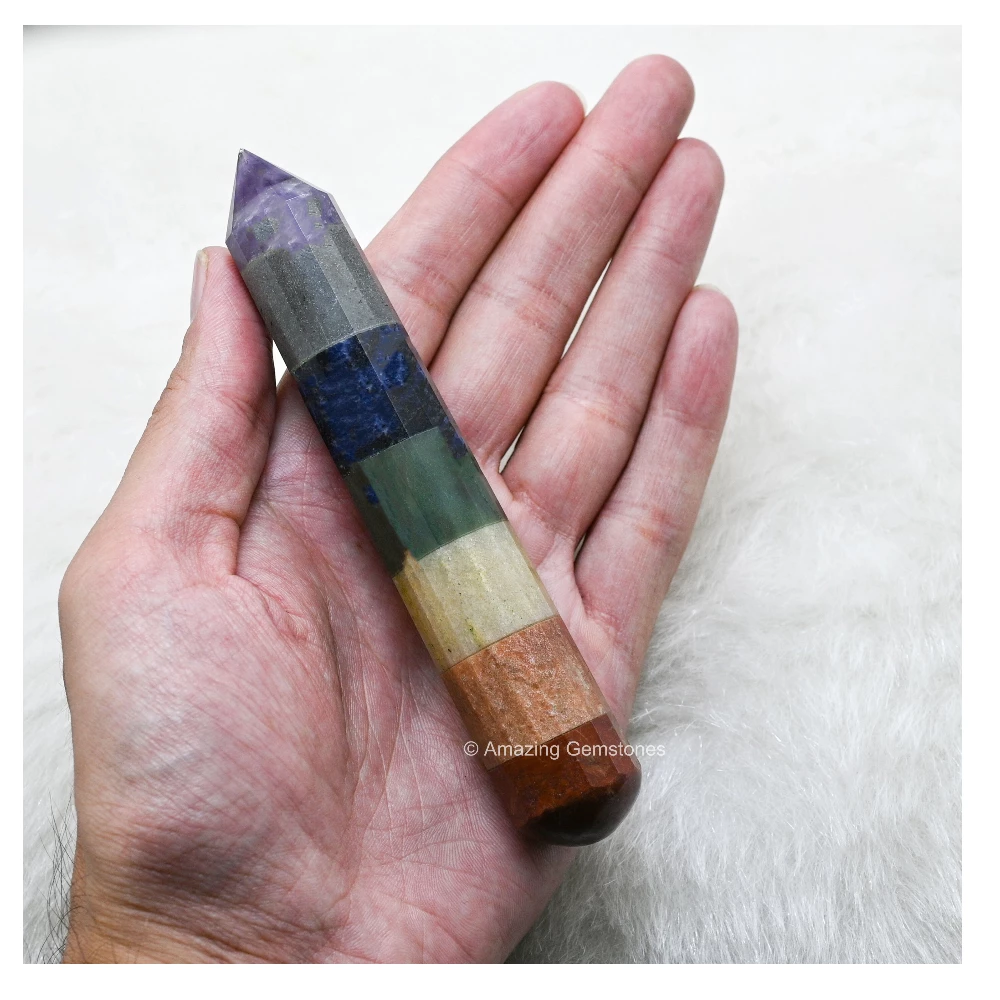 Chakra Wand (Faceted)