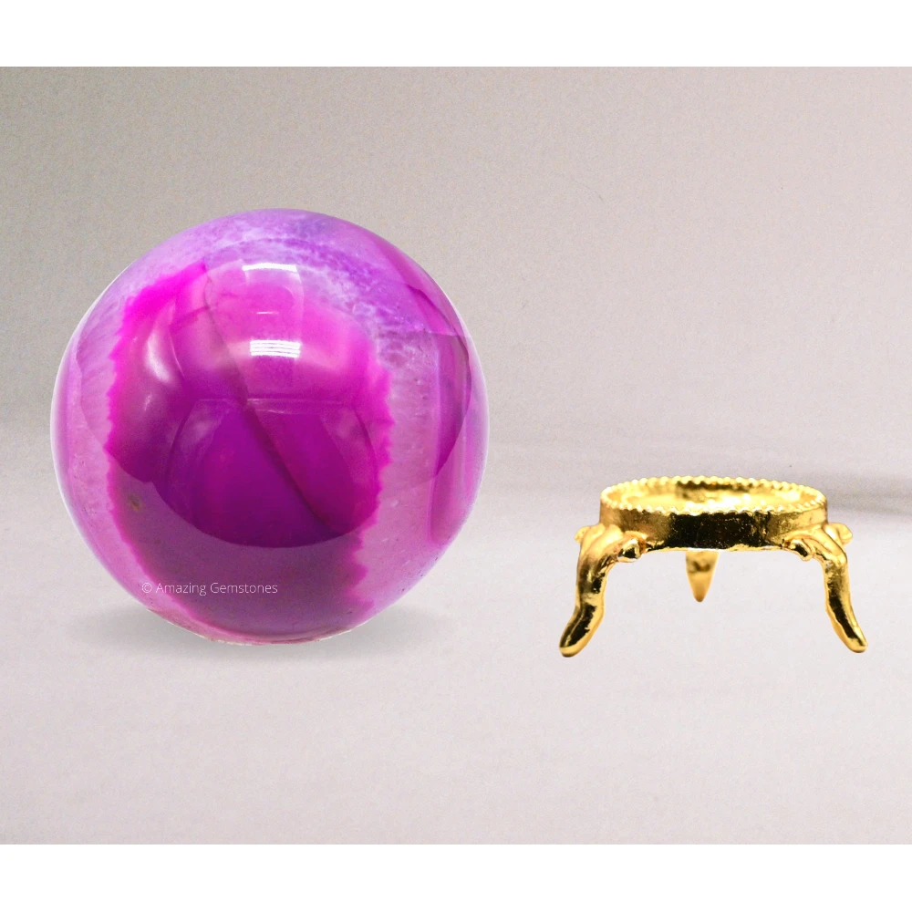 Pink Onyx Sphere (1.5 Inch)
