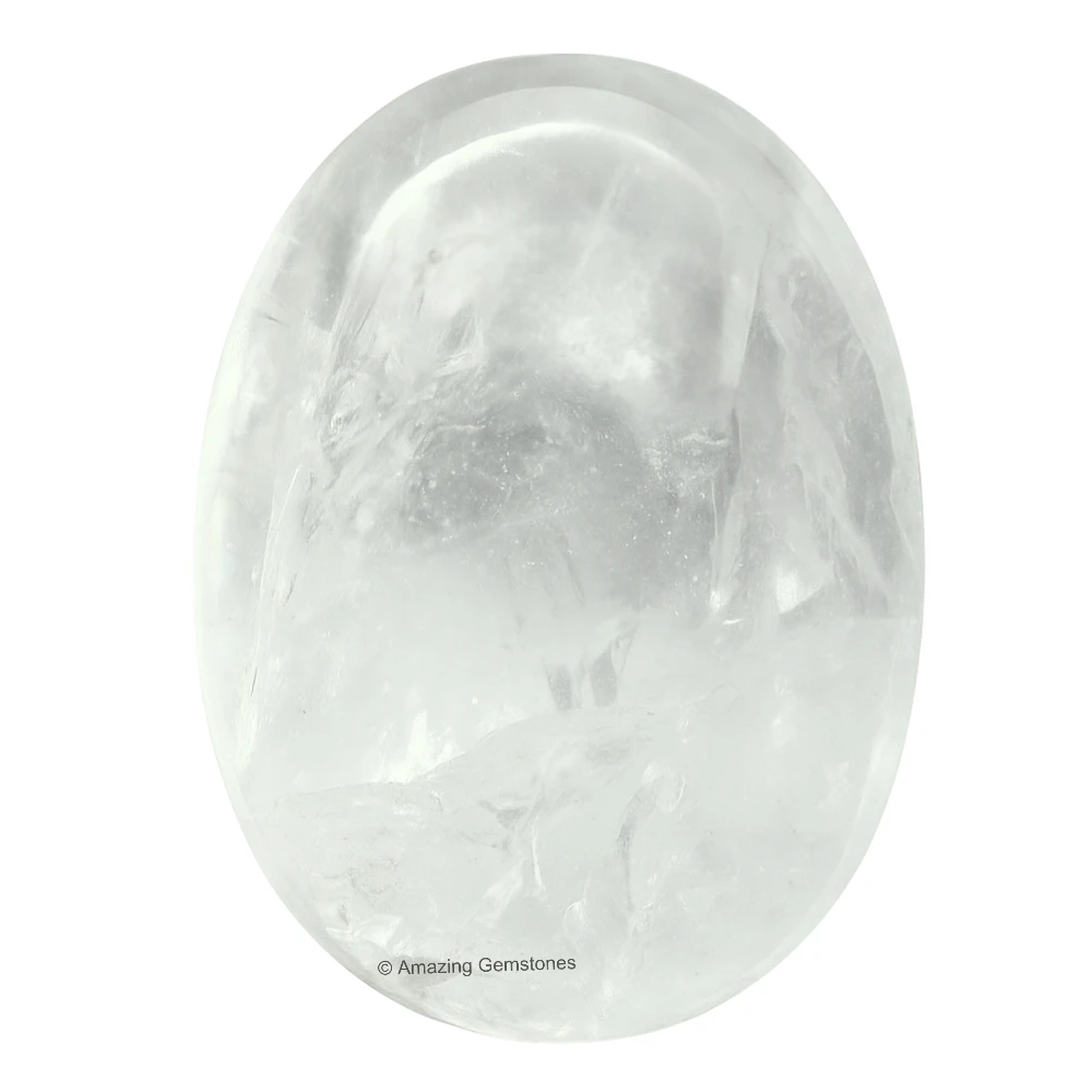 Clear Quartz Palm Stone