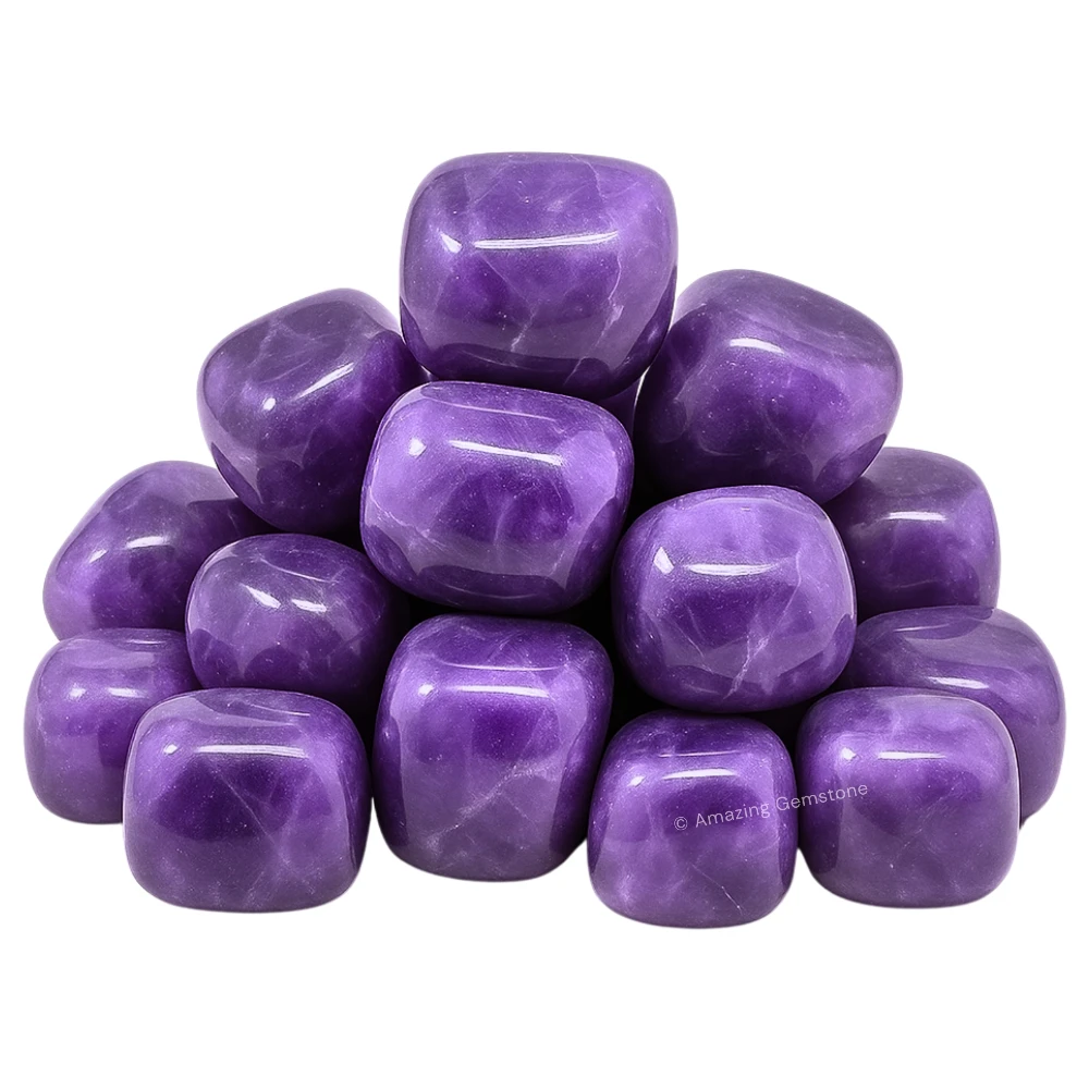 Tumbled Amethyst Crystals Stones (1000+ Carats)