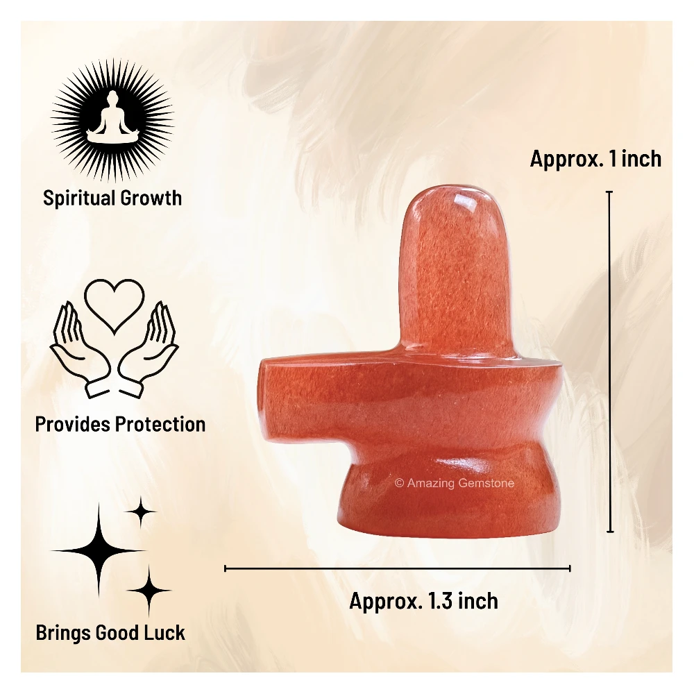 Strawberry Quartz Shivling