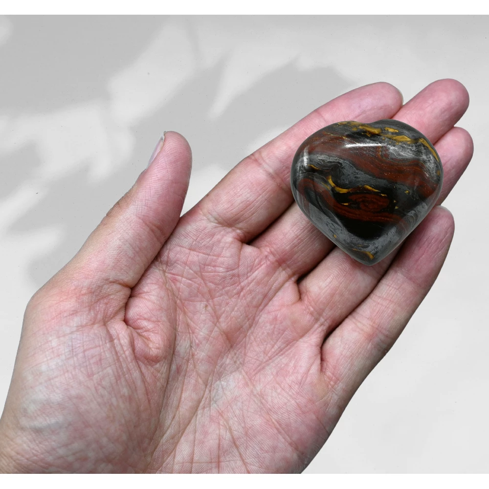 Iron Tiger Eye Heart