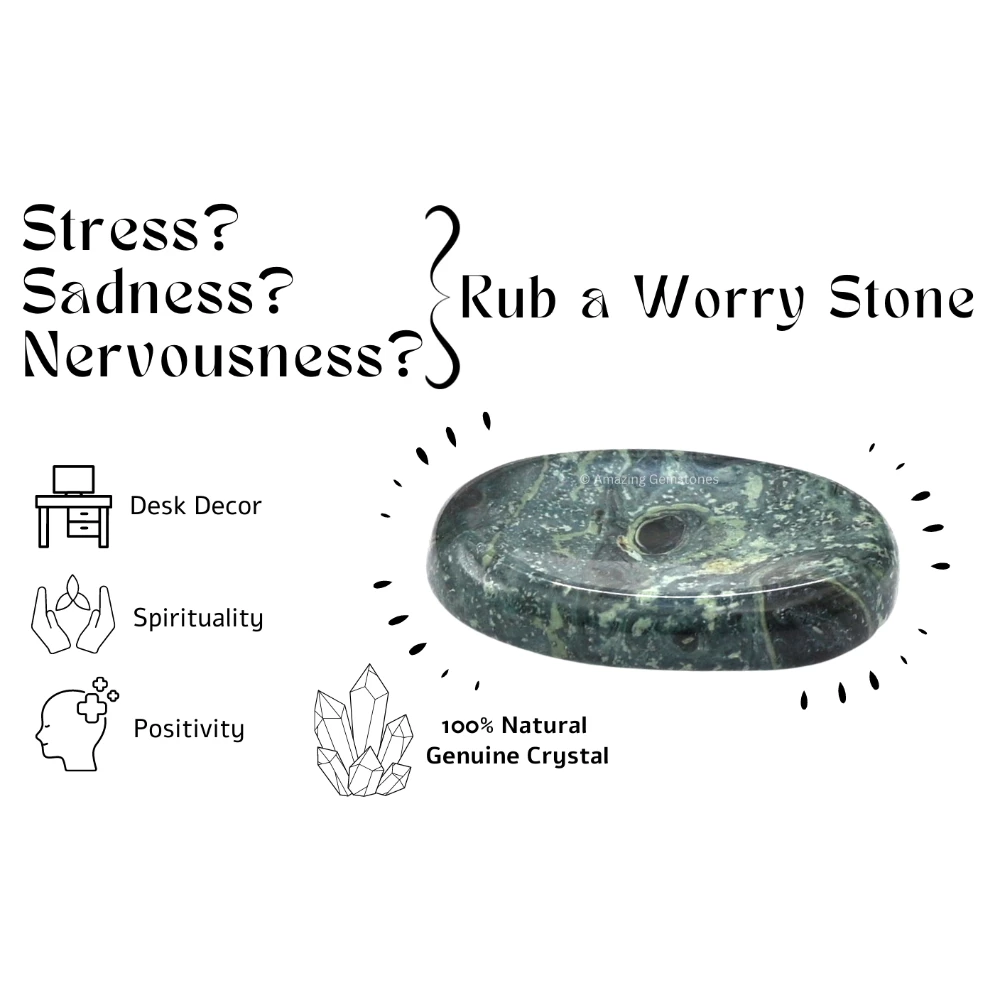 Kambaba Jasper Worry Stone