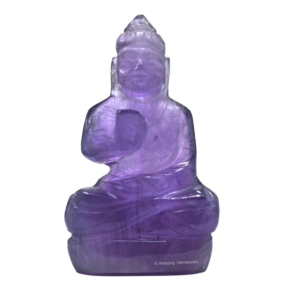 Amethyst Buddha Statue