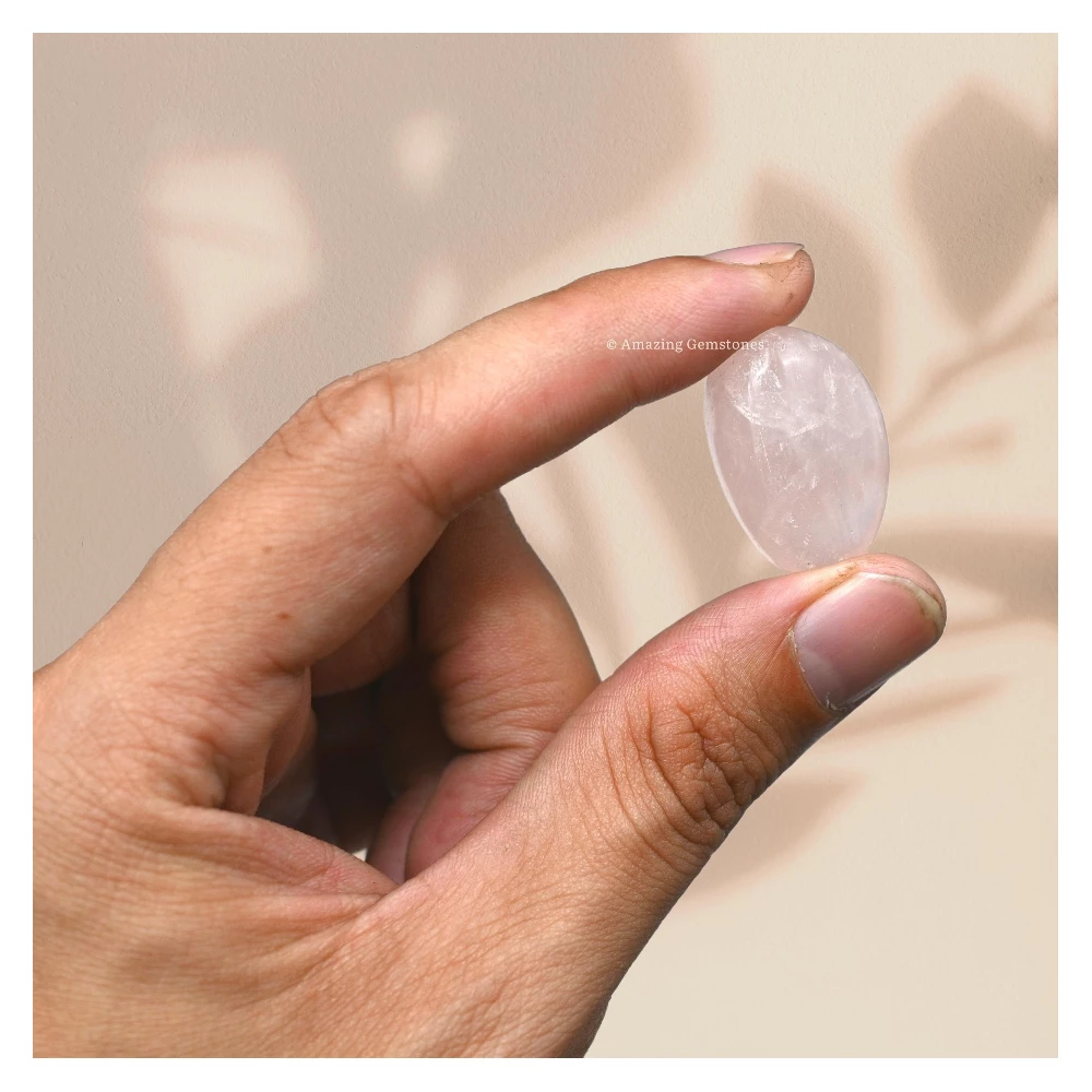 Tumbled Rose Quartz Crystals Stones (1 oz)