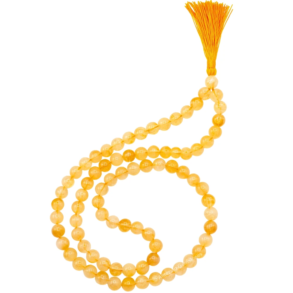 Citrine Mala (Without Knot)