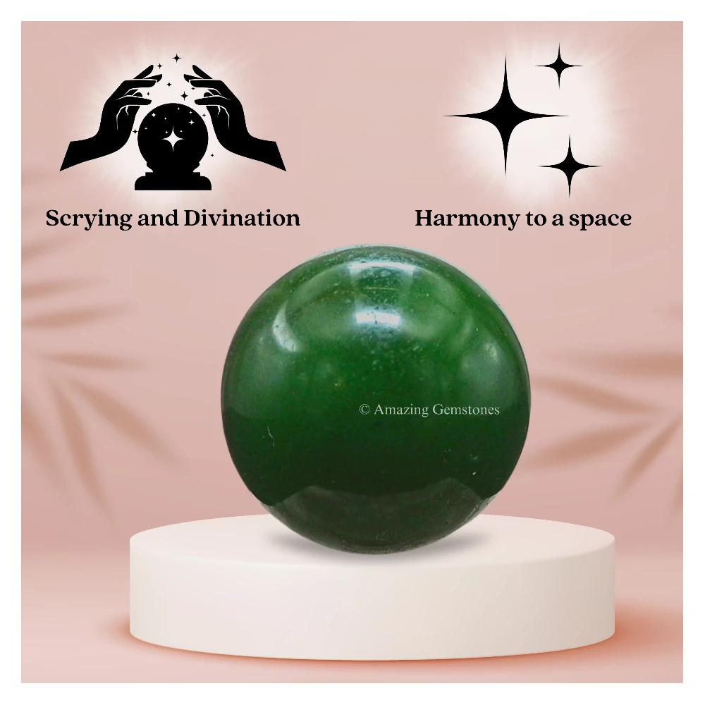 Dark Green Aventurine Sphere (1 Inch)