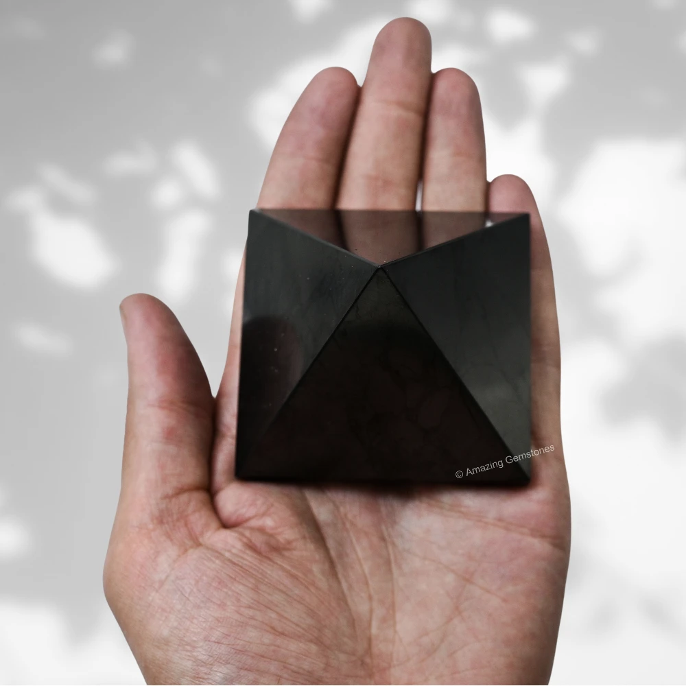 Shungite Pyramid (45-50 mm)