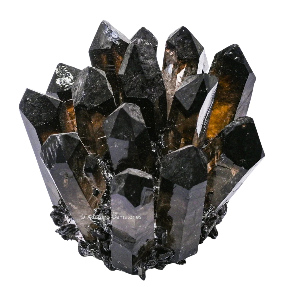 Smoky Quartz Natural Crystal Cluster