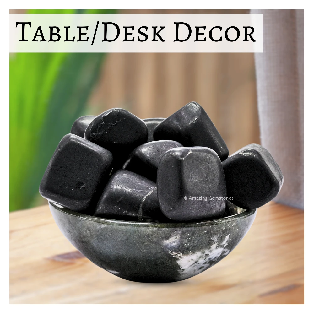 Tumbled Shungite Crystals Stones (1000+ Carats)