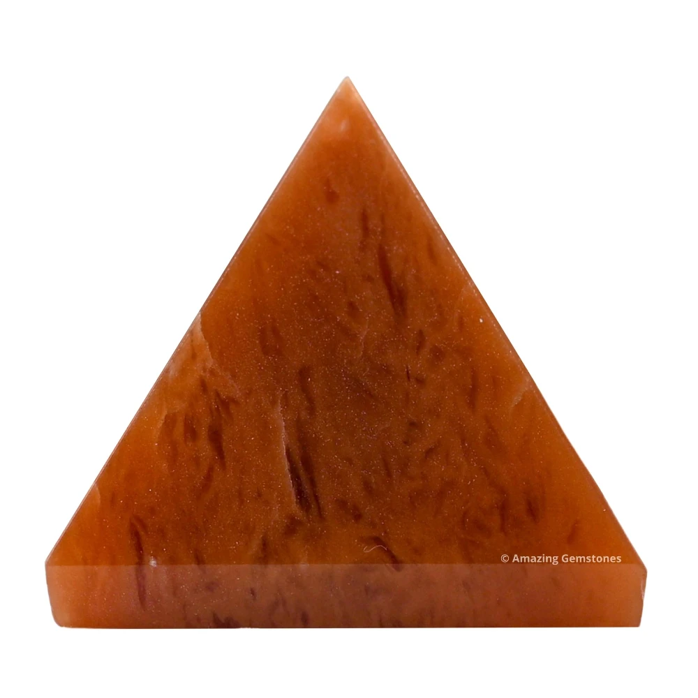 Red Aventurine Pyramid (1 Inch)