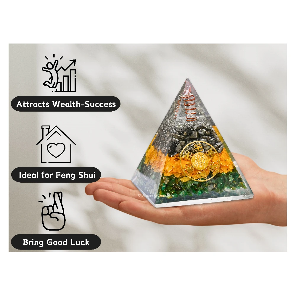 Money Magnet Pyramid with Zibu Symbol