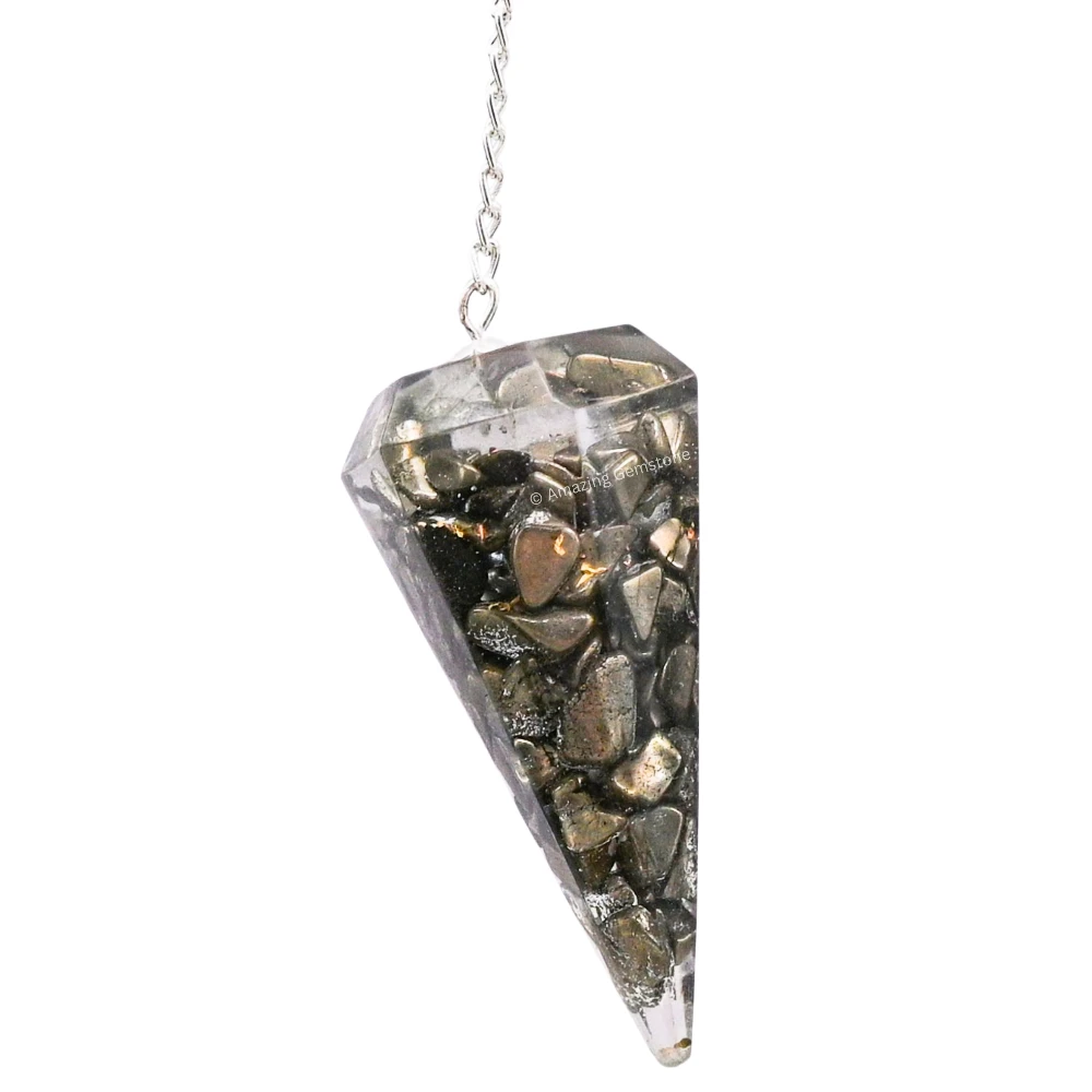 Pyrite Orgone Pendulum