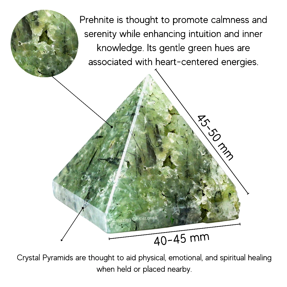 Prehnite Pyramid (2 Inch)